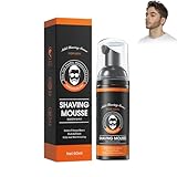 Haut Rasierschaum 60ml, Rasiercreme, Schaum Zum Rasieren, Rasiercreme Für Gründliche & Glatte Rasur, Soothes and Moisturizes Face After Shaving, Vegetarische