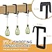 POSTYBAY 2x4 Target Stand Brackets Set, Heavy Duty Y & T Connectors with 12 Hanger Hooks, 0.2”Thick Steel Frame (1.6