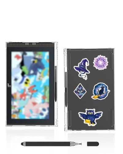 Pack Accessoires 3-en-1 pour XPPen Artist 12 3rd (12 Pouces) : Powfix Coque Transparente Antichoc + Stylet Haute Précision + Stickers Décoratifs - Protection...
