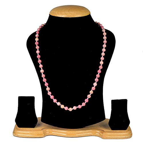 Image of Reiki Crystal Products Natural Reiki Feng-Shui Mala Necklace 6 mm Crystal Stone 108 Bead Jaap Mala for Men and Women