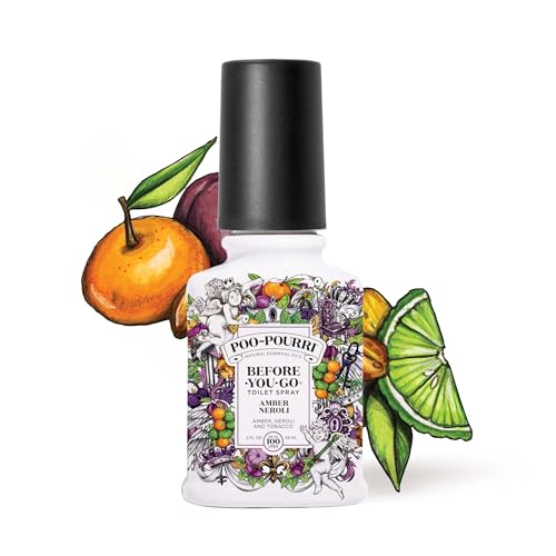 Image of Poo-Pourri Before-You-Go Toilet Spray, Amber Neroli, 2 oz,BB9491 (Pack of 2)