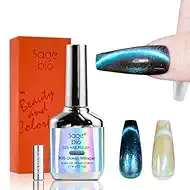 Blue Tears Cat Eye Gel Nail Polish, 15ml, Long-Lasting for 4 Weeks, Magnetic Effect Gel for Stunning Nail Art, 05
