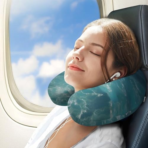 Almohada de viaje espuma viscoelástica tamaño único miniatura 3
