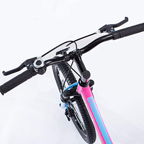 Royalbaby Explorer Aluminum Kids Bike 20 Inch Bicycle Front Shock For Boys Girls Ages 7-12 Years, Pink #TOP2