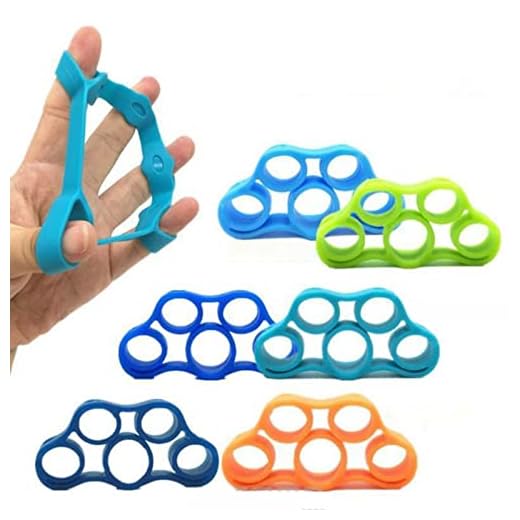 6PCS Finger Exerciser Hand Grip stretcher extension Trainer New Material,Forearm Grip Workout Set for Arthritis Carpal Tunnel Exercise Guitar and Rock Climbing，Relieve Wrist Pain