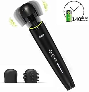 Mynt Cordless Handheld Massager, Powerful Portable Wand Massager with 2h Battery, Custom Settings