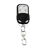 Control Remoto inalámbrico de 4 Canales de RF 433 MHz Puerta Puerta automática Mando a Distancia Llave Fob (1 Pieza)