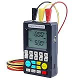 4-20mA Signal Generator Calibrator Portable Industrial Process Calibrator with Voltage Current Thermocouple Output Programmable PLC Test Signal Generator Backlit LCD-C703S
