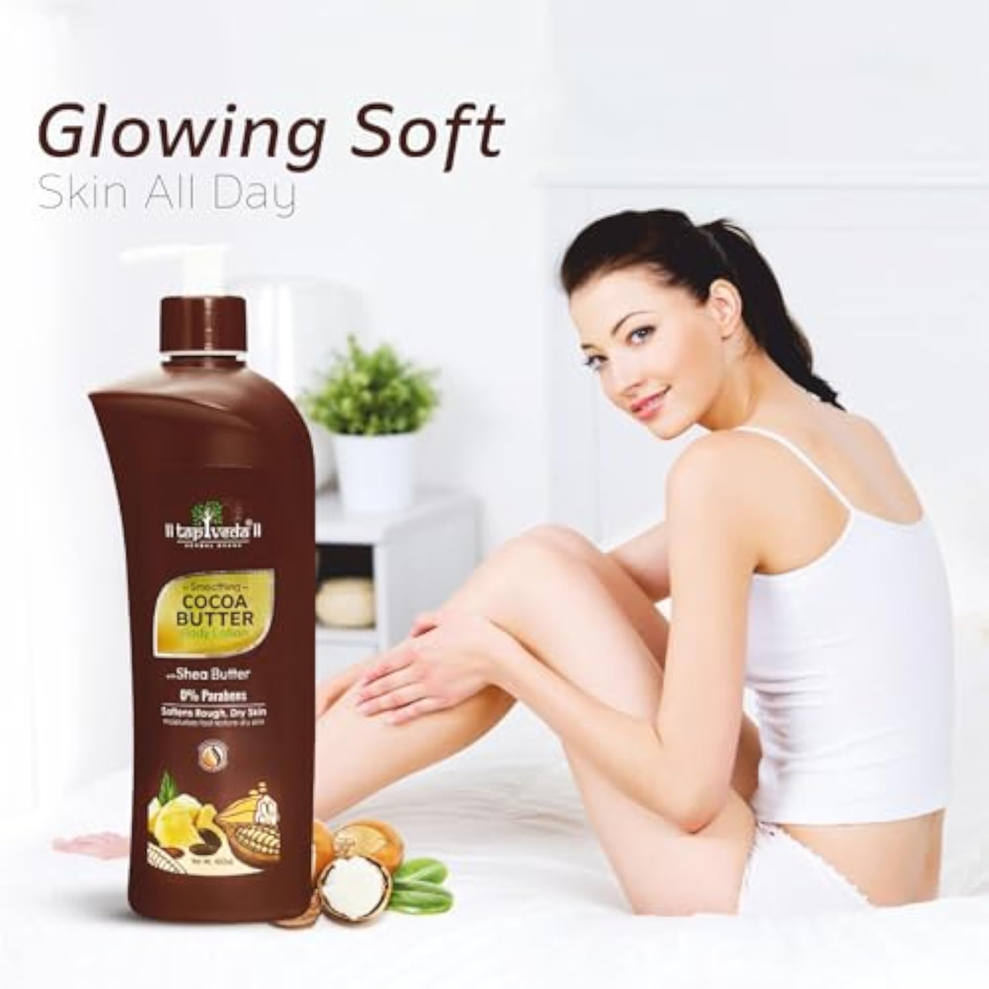 Cocoa Butter Body Lotion with Shea Butter, Deep Moisturizing Gift