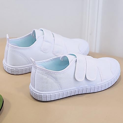 Kids Sneakers Athletic Sport Shoes Light Weight Slip on Slip on Sneakers Loafers Shoes White Casual Fashion Shoes3