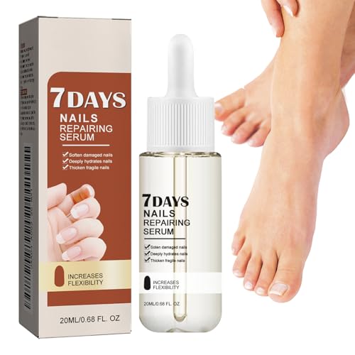7-Day Nail Growth & Strength Serum, Anti Fungal Nail Extra Strong, Improve and Revitalize Damaged, Discolored Nails, 20ml Nail Tending Essence For Strength, Growth, & Appearance Of Nails