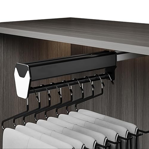 Garde-robe réglable haut de gamme avec barre de cintre extensible en métal mini