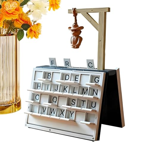 Play Book H-angman, Magnetisches Galgenmännchen-Spiel Im Buchformat,Buchstaben Rateaktivität Mit Buch Design Tragbare Galgenmännchen-Spielbücher Für Zuhause, Reisen, Urlaub, Partys