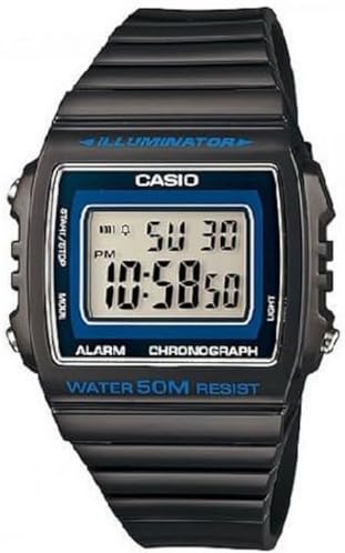 Casio Men's Watch - W-215H-8AVDF Grey Dial, Black Band