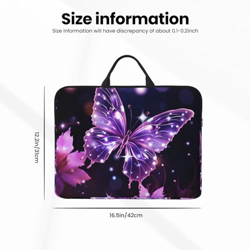 Funda para portátil con diseño mariposa 14 pulgadas miniatura 4