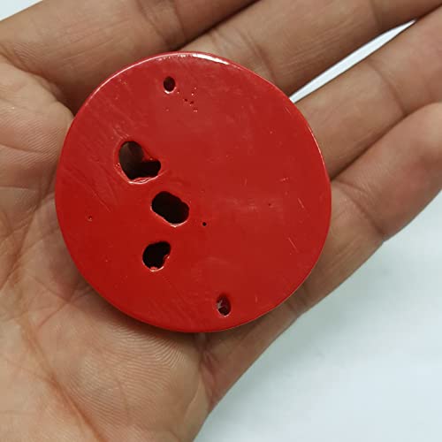 Designer Floral Acrylic Pendant For DIY, Jewellery Making And Crafts Work, 2 pcs