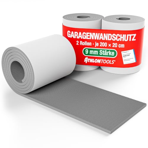 ATHLON TOOLS 2X Garagen Wandschutz Türkantenschutz Auto - je 2 m x 20 cm – Ansicht 1