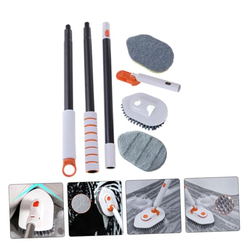 Brosse pour sols de salle de bain extensible idéale en pièce humide - 3
