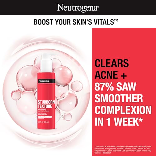 Neutrogena Stubborn Texture Daily Acne Face Wash, 6.3 fl oz - image 2