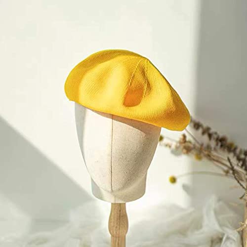 Image of Klong Women Wool Beret Hat French Style Solid Color