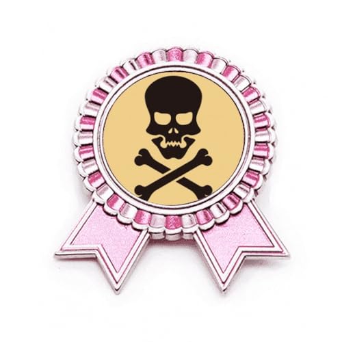 Badge Pin Rose Winner robuste en métal Art Déco pour une fixation parfaite sur veste M