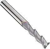 Niagara Cutter N61442 Carbide Square Nose End Mill, Inch, TiCN Finish, Finishing Cut, 45 Degree Helix, 2 Flutes, 1.5