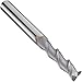 Niagara Cutter N61470 Carbide End Mill for Aluminum, TiCN Coated, 2 Flutes, Square End, 5/8" Cutting Length, 1/2" Cutting Diameter