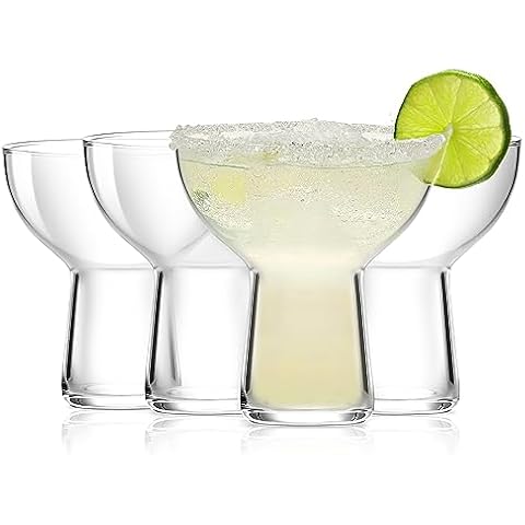LEYU Hand-Blown Stemless Margarita Glass Set Cover