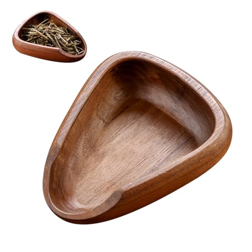 Dosificador de café en granos - consistencia mejorada, dosificador de madera de nogal | Medidor para café de madera de nogal natural, bandeja para tazas de bar, accesorio para café o té