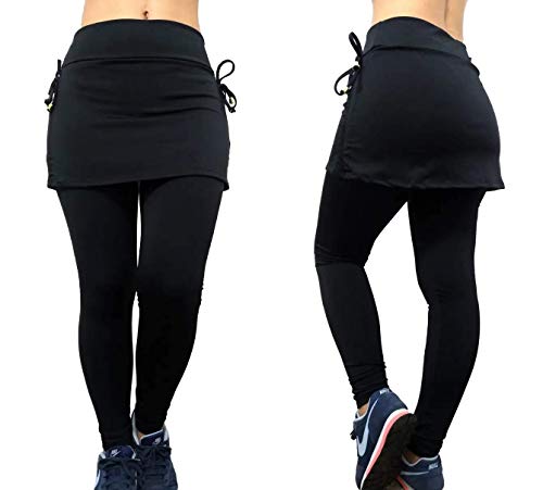 Calça Legging Saia Tapa Bumbum Cintura Alta Feminina Plus Size Fitness e Academia Todos os Tamanhos