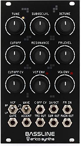 Erica Synths Bassline Analogue Synth Voice Eurorack Module