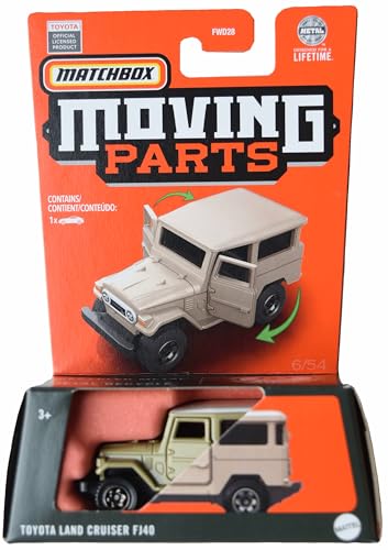 Matchbox Toyota Land Cruiser FJ40, piezas móviles miniatura 1