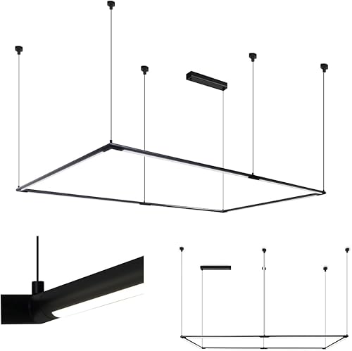 Miniatura 8 de Luz LED profesional de billar y mesa de billar, fuente de luz distribuida uniformemente, altura ajustable y ángulo de luz giratorio de 360, blanco