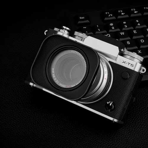 Haoge LH-X50 Bayonet Square Metal Lens Hood for Fujifilm Fuji Fujinon XF 50mm F2 R WR Lens on X-Pro2 X-Pro1 X-T2 X-T1 X-T20 X-T10 X-E2S X-A5 X-A20 X-E3 X-H1 by Haoge - Used condition - Image 3