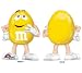 Yellow Peanut M&M Shaped 27" Airwalker Mylar Foil Balloon Candy Birthday Party