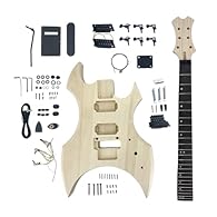 🎸 PREMIUM MAHOGANY BODYE NECK – WARM TONE MEETS SMOOTH PLAYABILITY Start your build with pro-grade materials. This DIY kit features a solid wood body for rich, resonant warmth and a hard mahogany neck for bright sustain and stability. The body is pre...