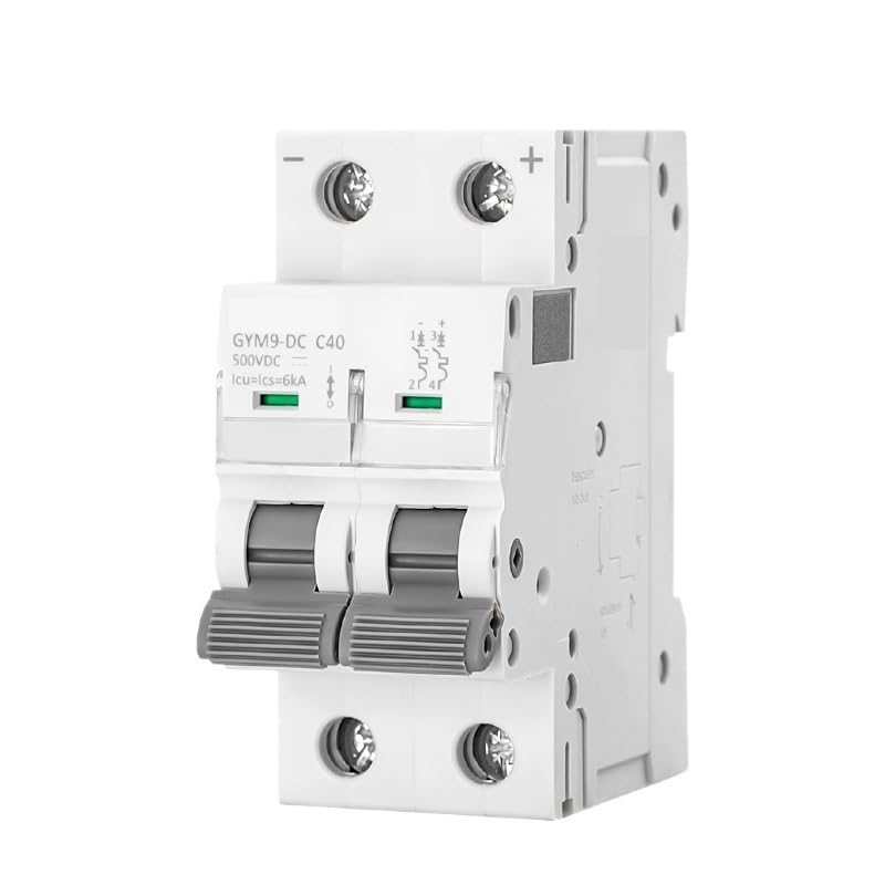 Disyuntor de CC 6KA con protección bipolar de 500V para evitar sobrecargas en líneas 5