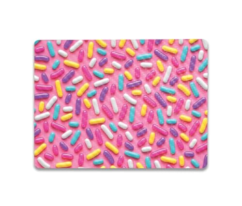 Image of MightySkins Carbon Fiber Skin Compatible with Microsoft Surface Laptop Go 3 (2023) Full Wrap Kit - Sprinkles | Protective, Durable Textured Carbon Fiber Finish | Made in The USA