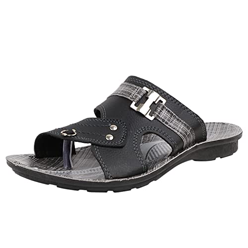 Image of TieFit Men's Stylish Slipper || Casual Flip Flop || Slip On for Men's||Thong Flip-Flops|UK 7-10
