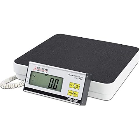 Detecto DR400C Healthcare Scale, Digital, 400 lb x .5 lb / 180 kg x .2 kg Cover