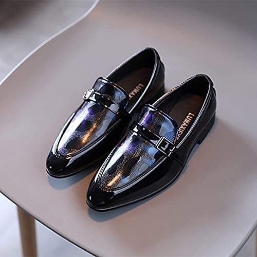 Botas de inverno para jovens meninos moda verão e outono meninos sapatos casuais de couro cor sólida