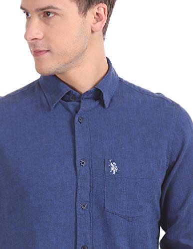 Image of U.S. POLO ASSN. Men's Cotton Regular Fit Casual Shirt