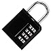 Mikikit 2pcs Number Padlock 4 Dial Lock Code Lock Padlocks for Outdoor Use Suitcase Lock Luggage Digital Padlock Baggage Lock Travel Locks Outdoor Locker Lock Backpack