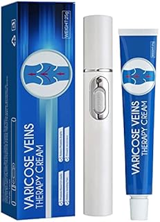 Varicose Veins Treatment Blue Light Therapy Set, Blue Light Lazer Treatment Pen and Anti-Varicose Vein Soothing Cream, Spider Vein Laser Pen for Varicose and Spider Veins