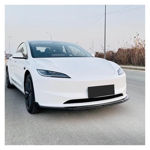 Alerón de labio de parachoques delantero para renovar tu Tesla Model 3 4