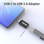 Adaptateur USB C vers USB [4-Pack], Adaptateur OTG USB Type C Mâle vers USB 3.0 Femelle Compatible avec MacBook Pro, Chromebook, Pixelbook, Microsoft, Samsung Galaxy S8 9 10 20 21 S22 Ultra Plus Note