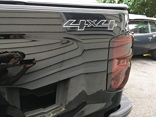 Decal Mods 4X4 Decal Replacement Sticker For Chevy Silverado (2014-2017) Bed Side Black Blackout (2014-2018) Bedside (Set Of 2) - Fblk | Fg7E1 #TOP4