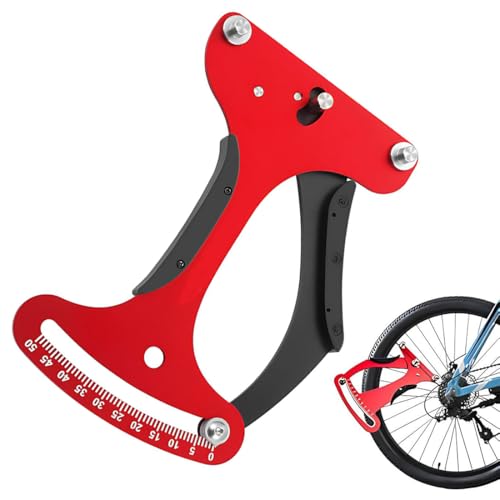 LACHT Misuratore Tensione Raggi Bici,Tensiometro Raggi Bici, Strumento Misurazione Bicicletta in Lega di Alluminio,Strumento Calibrazione per Biciclette da Strada e Pieghevoli, Accurato, 23x15cm