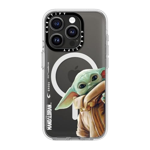 Coque iPhone 15 Pro CASETiFY antichoc transparente MagSafe Grogu