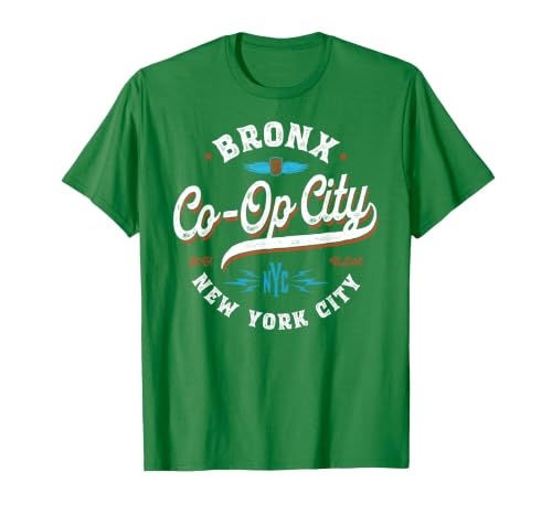 Bronx New York Co-Op City T-Shirt, Men, Kelly Green, Large